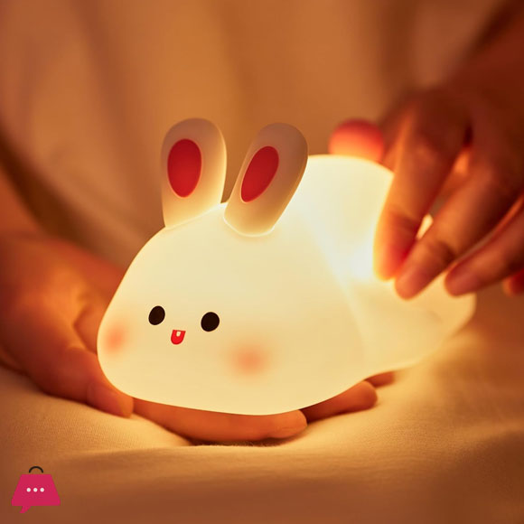 Cute Bunny Silicone Night Light