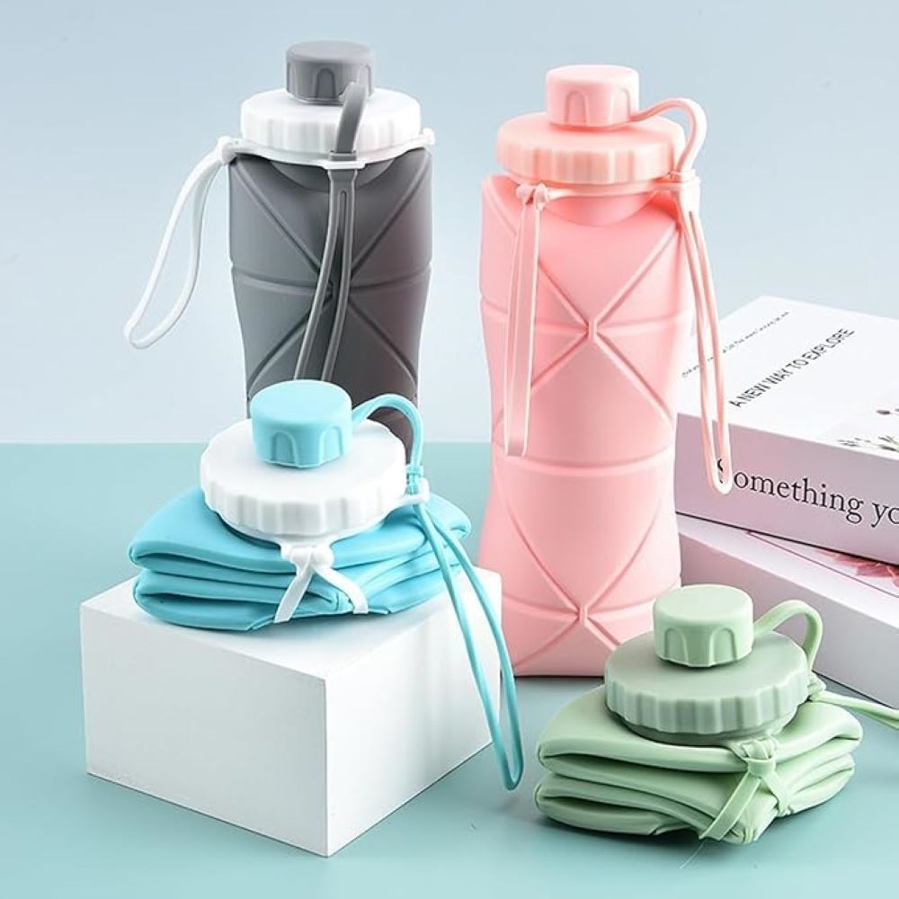 Foldable Silicone Water Bottle | Portable & Leak-Proof