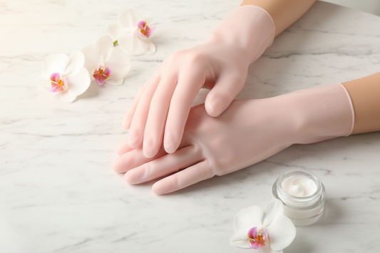 Moisturizing Silicone Spa Gloves – Hydrating Hands