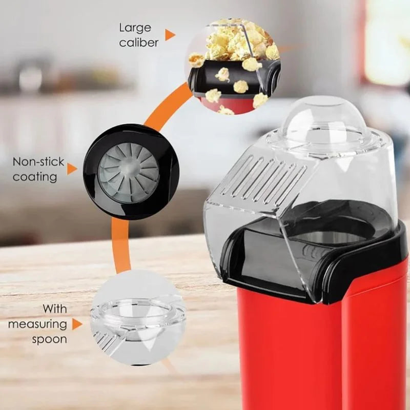 Oil-Free Popcorn Maker – Snack Maker Machine