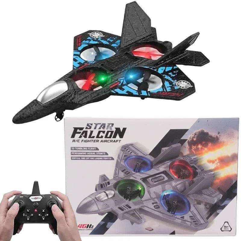 Star Falcon RC Fighter Aircraft – 3D Tumbling Flight Drone